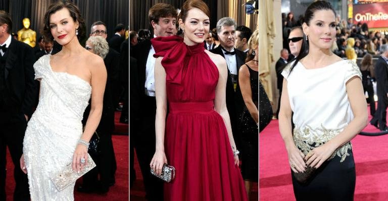 Milla Jovovich, Emma Stone e Sandra Bullock - Getty Images