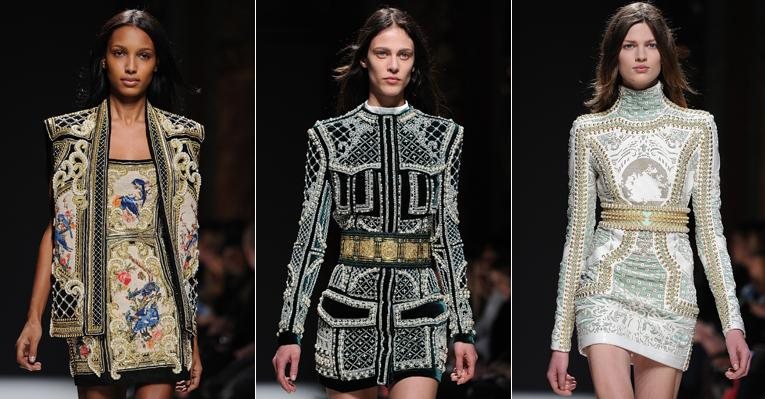 Desfile da Balmain na Paris Fashion Week - Getty Images