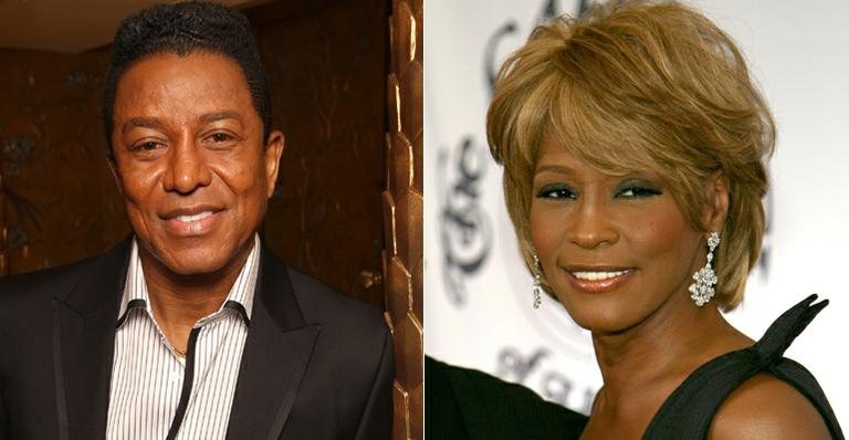 Jermaine Jackson e Whitney Houston - Getty Images