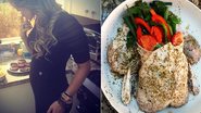 Grávida, Claudia Leitte exibe talento na cozinha - Reprodução/ Twitter