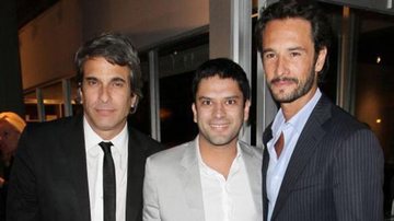 José Henrique Fonseca, Claudio Faria e Rodrigo Santoro - Alexander Tamargo