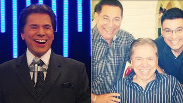 Silvio Santos adota novo visual - Foto Montagem