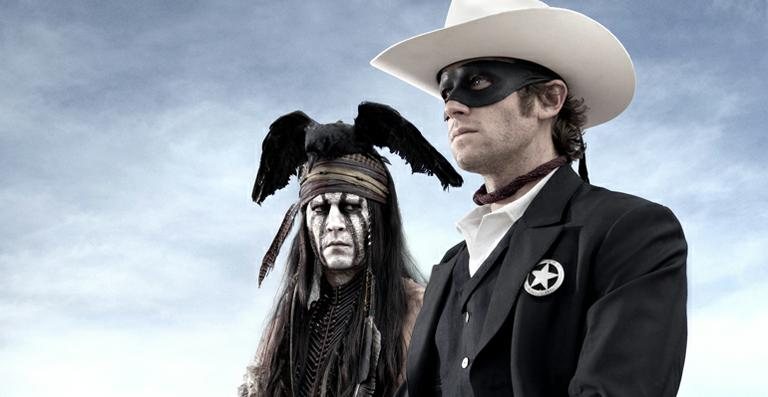 Johnny Depp e Armie Hammer aparecem na primeira imagem de 'Cavaleiro Solitário' - GrosbyGroup