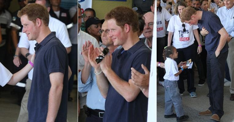 Príncipe Harry recebe homenagem no Complexo do Alemão - Roberto Filho/AgNews