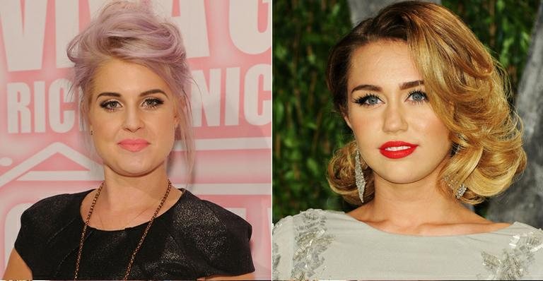 Kelly Osbourne / Miley Cyrus - Reprodução/Getty Images