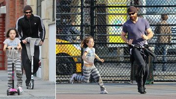 Hugh Jackman e a filha, Ava, brincam em parque de Nova York - The Grosby Group