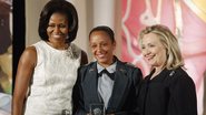 Elogios de Michelle Obama e Hillary Clinton