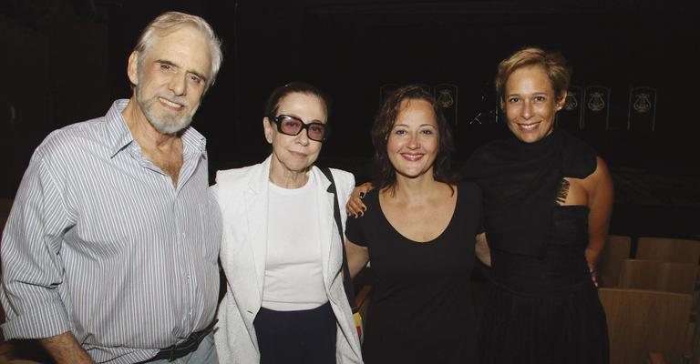 Elas saúdam o ator e Claudia Netto por musical Judy Garland - Daniel Delmiro/Agnews