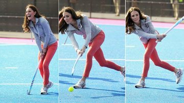 Kate Middleton joga hóquei - Getty Images