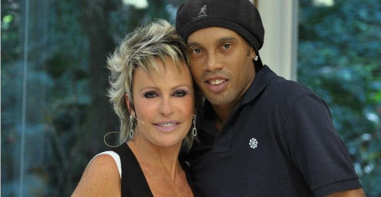 Ana Maria Braga e Ronaldinho Gaúcho - Divulgação/ Rede Globo