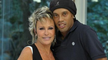 Ana Maria Braga e Ronaldinho Gaúcho - Divulgação/ Rede Globo