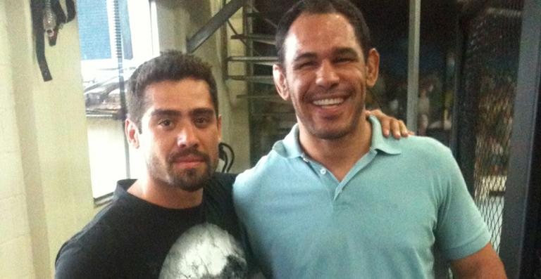 Yuri e Rodrigo Minotauro em academia no Rio de Janeiro - Divulgação