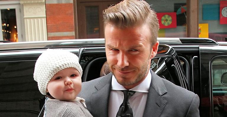 David Beckham e Harper Seven - Splash News