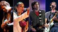 Jack Johnson, Leona Lewis, Gary Lightbody (do Snow Patrol) e James Blunt - Getty Images