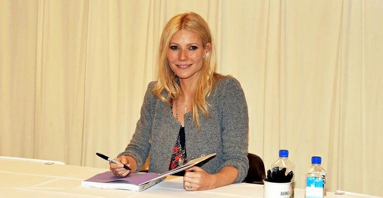 Gwyneth Paltrow no lançamento de seu livro 'My Father’s Daughter' em abril de 2011, Nova York - Getty Images