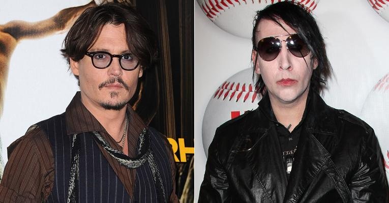 Johnny Depp e Marilyn Manson - Getty Images