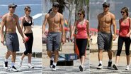 Yasmin Brunet e Evandro Soldati caminham em Ipanema - Andre Freitas/AgNews