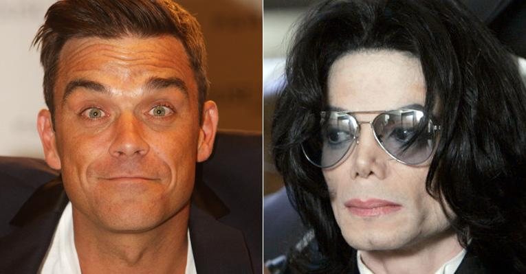 Robbie Williams / Michael Jackson - Reprodução/Getty Images