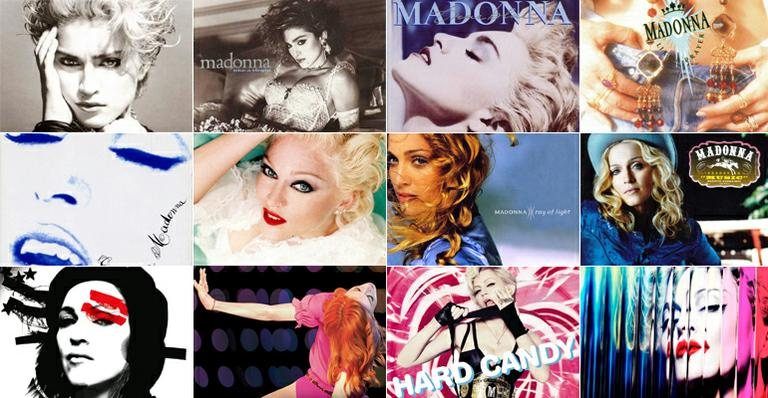 Os 12 álbuns de inéditas já lançados pela rainha do pop, Madonna - Divulgação