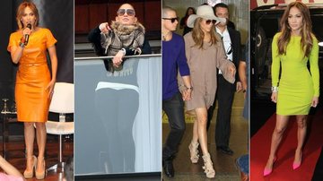 Os looks de Jennifer Lopez no Brasil - Fábio Miranda; AgNews; PhotoRioNews