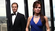 Estátuas de cera de Brad Pitt e Angelina Jolie no Madame Tussauds de Sydney - Getty Images