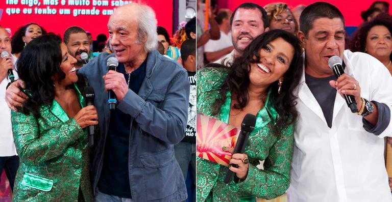 Regina Casé recebe Erasmo Carlos, Zeca Pagodinho e outros convidados para celebrar a amizade no último 'Esquenta!' da temporada - Divulgação/ Rede Globo