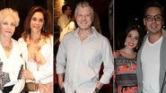 Christiane Torloni com a mãe, Monah Delacy, Miguel Falabella e Alexandre Nero com a namorada Karen Brustolin - Alex Palarea e Roberto Filho / AgNews