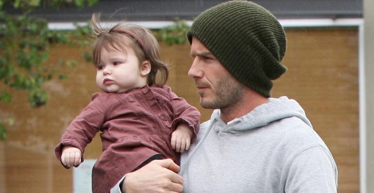 David Beckham com Harper Seven - Splash News / splashnews.com