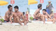 Marc Jacobs e Harry Louis em Ipanema - Rodrigo dos Anjos / AgNews