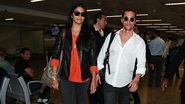 Matthew e a top brasileira Camila Alves desembarcam em São Paulo - Manuela Scarpa / PhotoRioNews