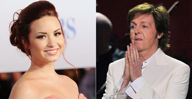 Demi Lovato e Paul McCartney - Getty Images