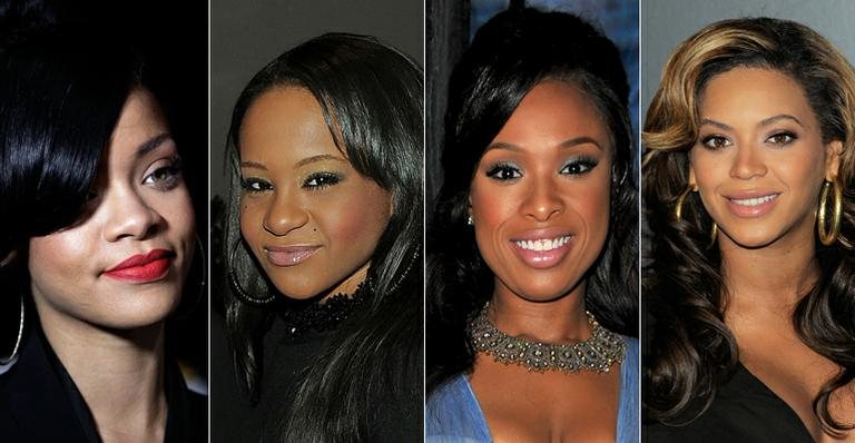 Riahanna, Bobbi Kristina, Jennifer Hudson e Beyoncé - Getty Images