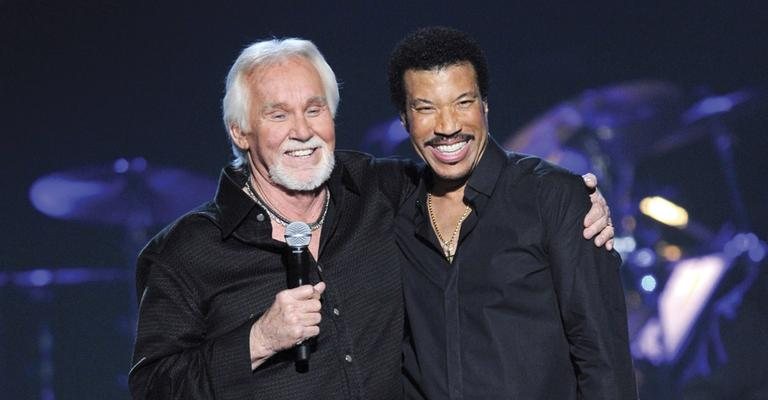 Kenny Rogers e Lionel Richie - Ethan Miller/Getty Images