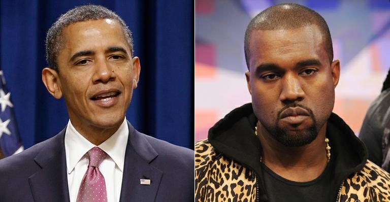 Barack Obama e Kanye West - Getty Images