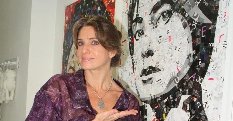 Letícia Spiller inspira quadro em exposição de arte - Roberto Filho/AgNews