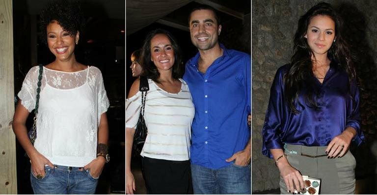 Sheron Menezzes, Francisca Pinto com o marido Ricardo Pereira e Bruna Marquezine - Alex Palarea e Roberto Filho / AgNews