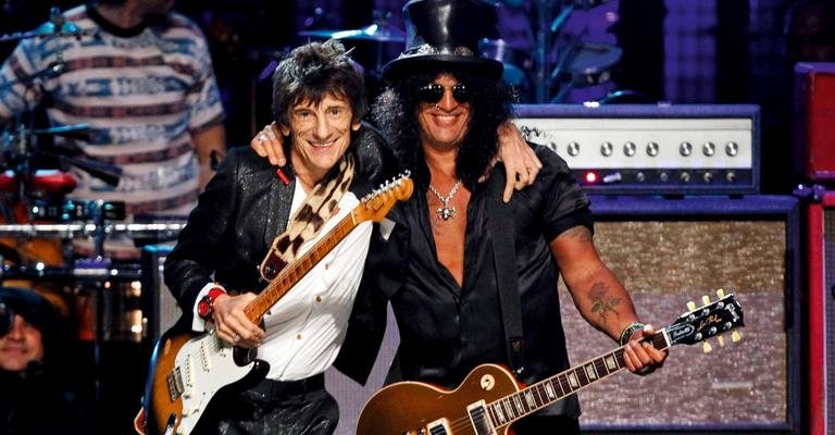 Ron Wood e Slash - Reuters