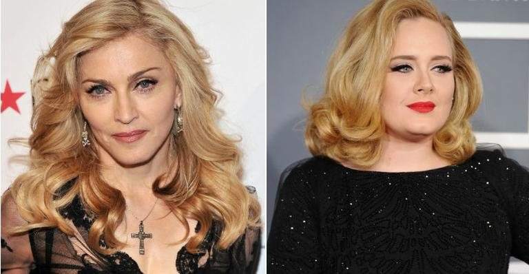 Madonna e Adele pode cantar juntas em Londres - Getty Images