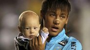 Neymar e Davi Lucca - Site Neymar/Reprodução