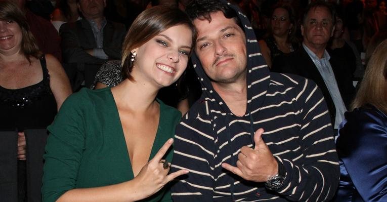 Milena Toscano e Marcelo Serrado conferem desfile do Minas Trend Preview - Roberto Filho/AgNews