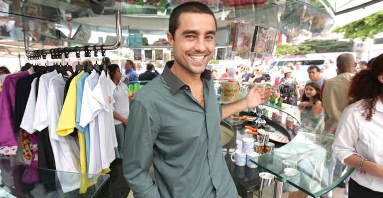 Ricardo Pereira na inauguração do Quiosque Globo Rio - André Muzell / AgNews