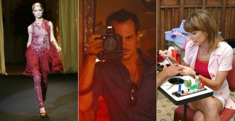 Alinne Moraes como modelo, Paulo Vilhena como fotógrafo e Deborah Secco como manicure - Divulgação/ Rede Globo