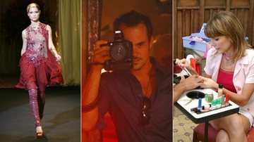 Alinne Moraes como modelo, Paulo Vilhena como fotógrafo e Deborah Secco como manicure - Divulgação/ Rede Globo