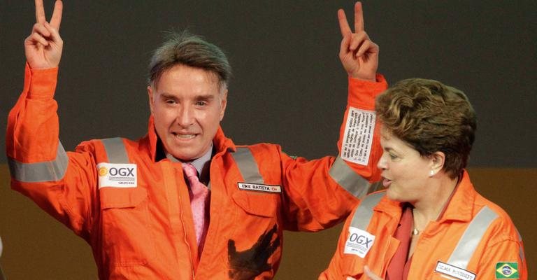 Eike Batista e Dilma Rousseff - Reuters/Ricardo Moraes