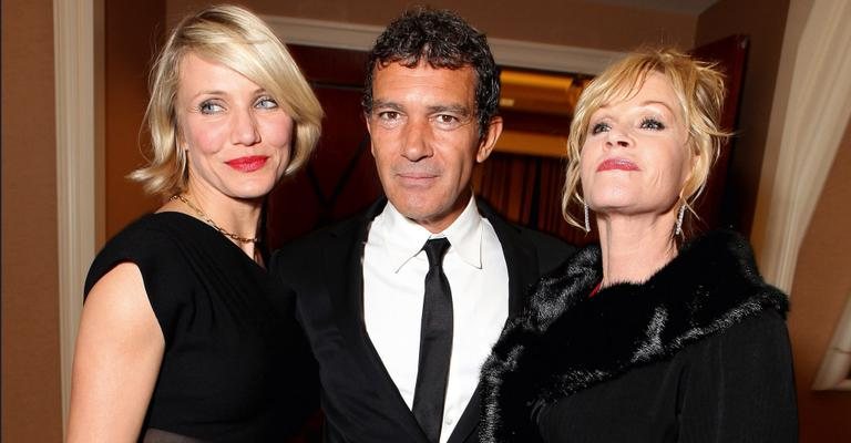 Simpatia em noite com Banderas e Melanie - Eric Charbonneau/Getty Images