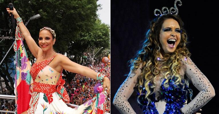 Ivete Sangalo e Claudia Abreu em 'Cheias de Charme' - Fotomontagem