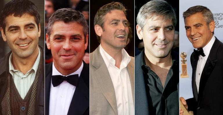 George Clooney em vários momentos - Getty Images