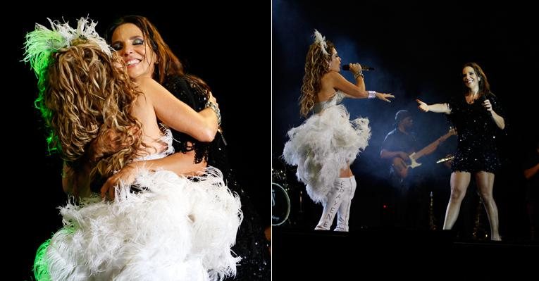 Ivete Sangalo e Chayene dividem o palco em 'Cheias de Charme' - Divulgação/TV Globo