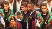 Justin Bieber comemora vitória de Floyd Mayweather no boxe - Reprodução/Grosby Group