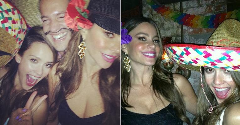 Jessica Alba e Sofia Vergara comemoram 5 de maio com muita festa nos Estados Unidos - Reprodução/Grosby Group